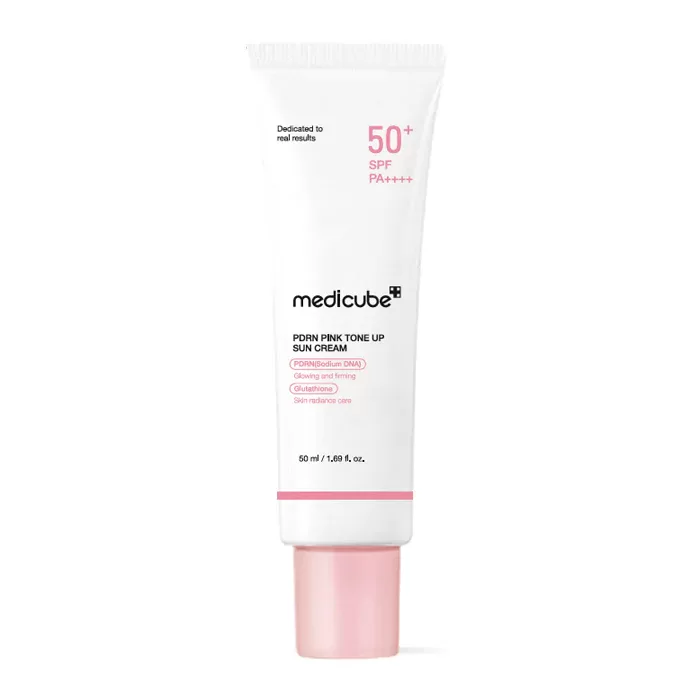 Многофункциональный солнцезащитный крем с PDRN Medicube PDRN Pink Tone Up Sun Cream
